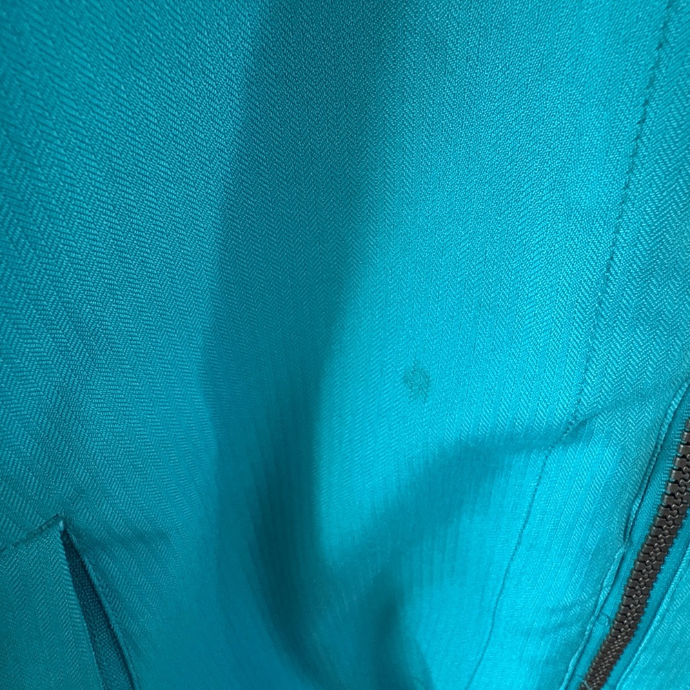 Teal Zip-Up Jacket - Picture 6 of 7
